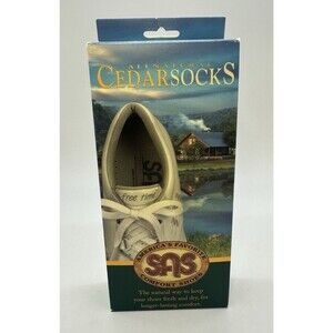 SAS All Natural Cedar Socks Keep Shoes Fresh and Dry Chemical Free